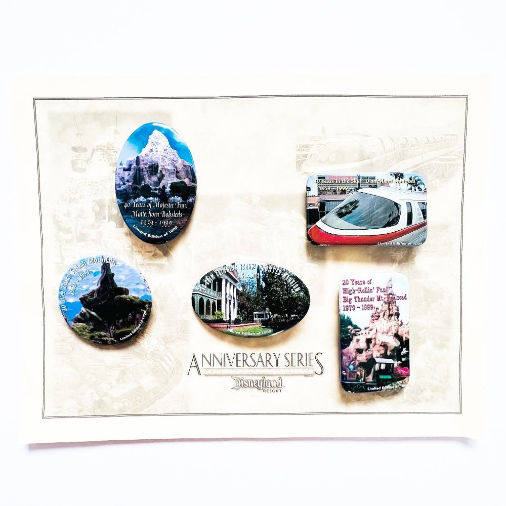 Disneyland Resort Anniversary Series Cast Member Exclusive Limited Edition 1000
